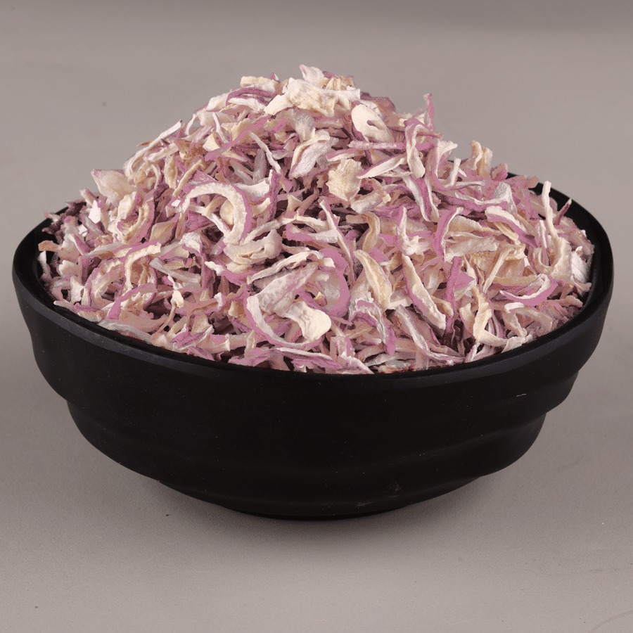 DEHYDRATED PINK ONION KIBBLED