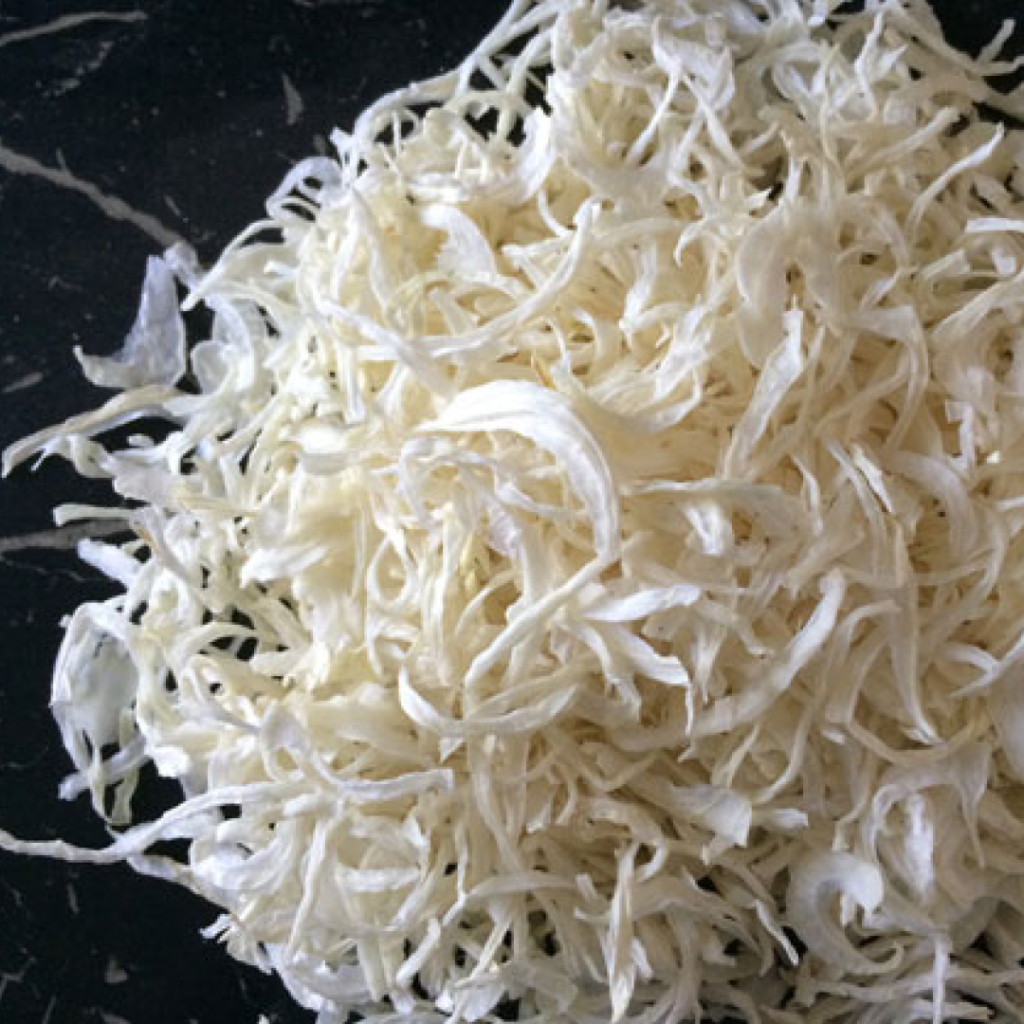 dehydrated white onion kibbled